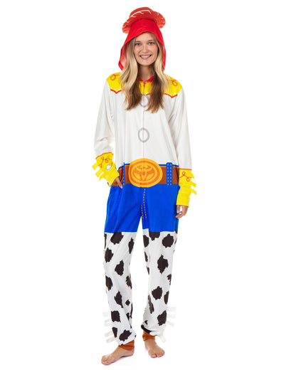 Disney Toy Story Jessie Union Suit Women's Hooded Costume Pajama