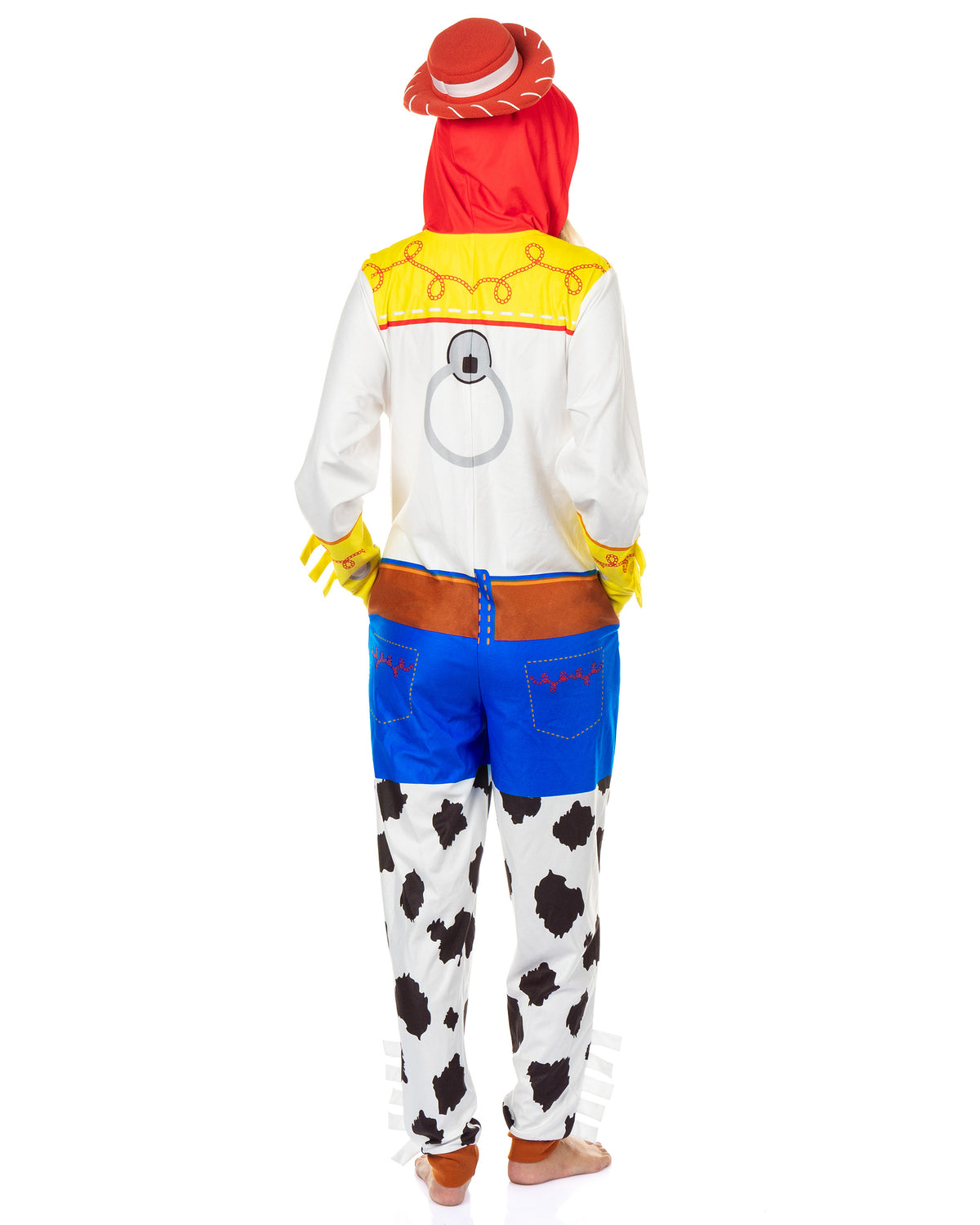 Disney Toy Story Jessie Union Suit Women's Hooded Costume Pajama