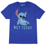 Disney Lilo & Stitch Women's Stitch Not Today Adult Short Sleeve T-Shirt