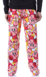 Nintendo Kirby Video Game Men's Allover Character Pattern Pajama Pants