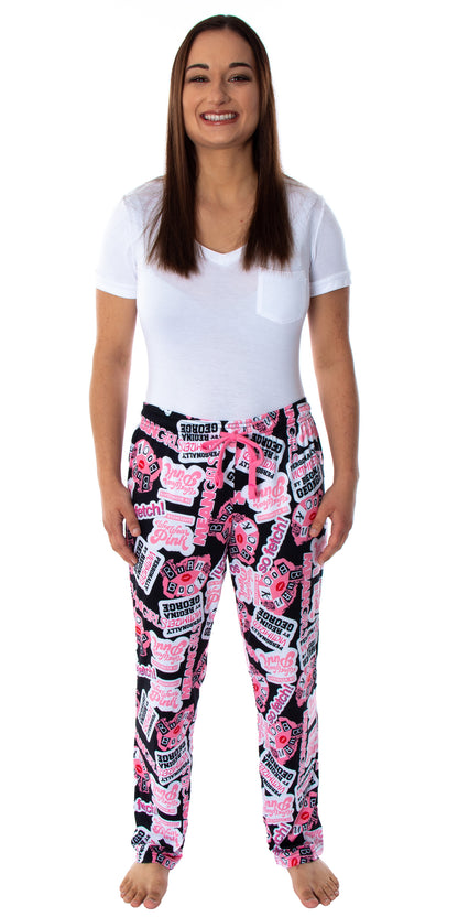 Mean Girls Womens' Burn Book Sleep Lounge Pajama Pants