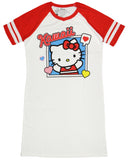 Sanrio Hello Kitty and Friends Women's Varsity Pajama Sleep Shirt