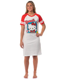 Sanrio Hello Kitty and Friends Women's Varsity Pajama Sleep Shirt