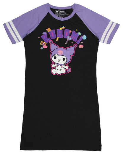Sanrio Hello Kitty and Friends Women's Varsity Pajama Sleep Shirt