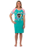 Sanrio Hello Kitty and Friends Women's Varsity Pajama Sleep Shirt