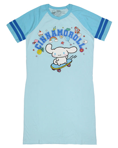Sanrio Hello Kitty and Friends Women's Varsity Pajama Sleep Shirt