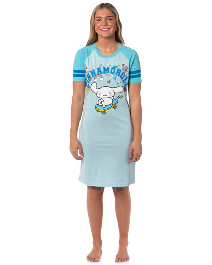Sanrio Hello Kitty and Friends Women's Varsity Pajama Sleep Shirt