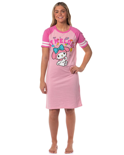 Sanrio Hello Kitty and Friends Women's Varsity Pajama Sleep Shirt