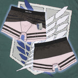 Bioworld Attack On Titan Survey Corps Wings Of Freedom Men's Boxer Briefs