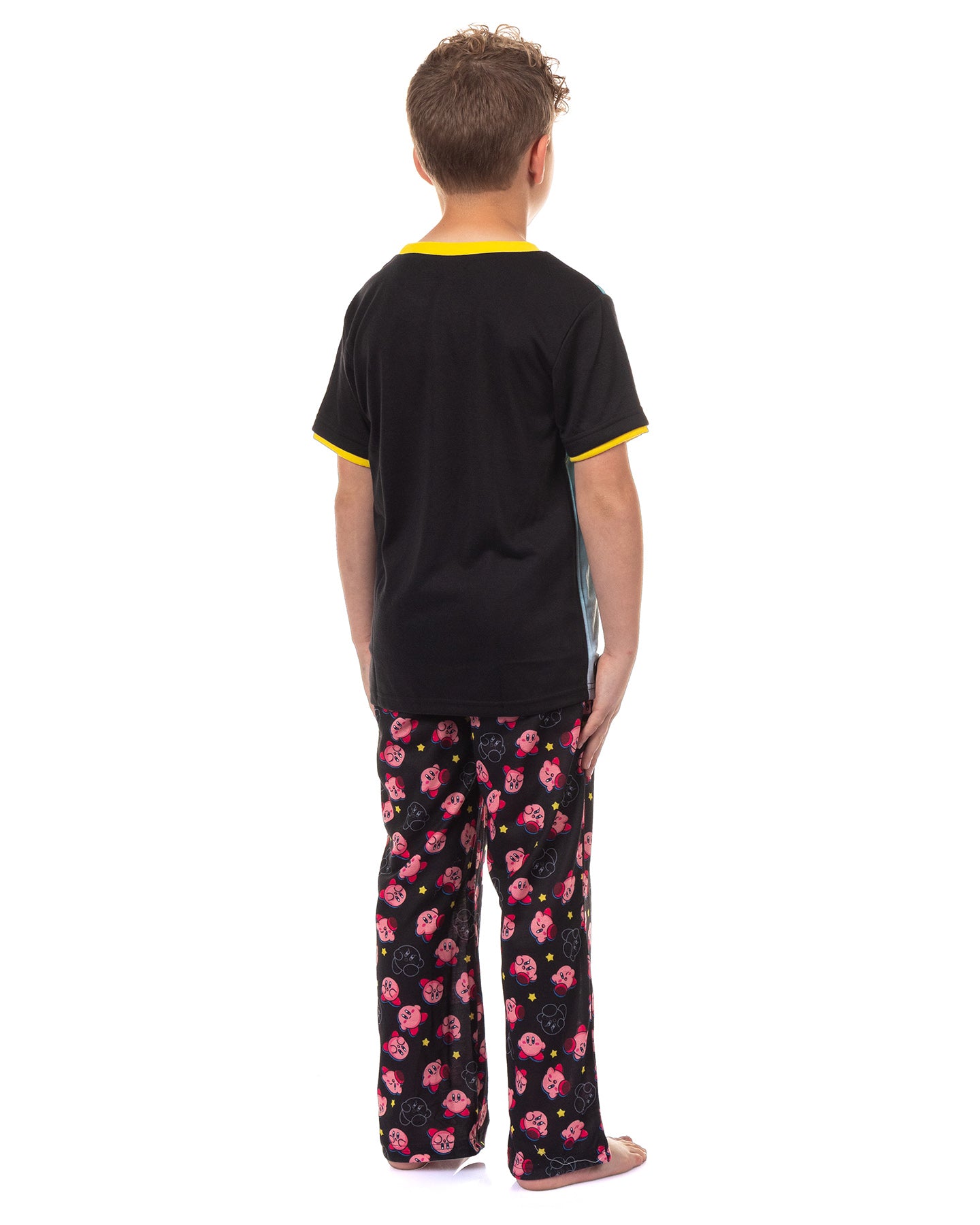 Nintendo Kirby Pajamas Boy's Short Sleeve Shirt and Pant Set