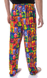 Star Wars Men's Warhol Pop Art Characters Square Design Pajama Pants