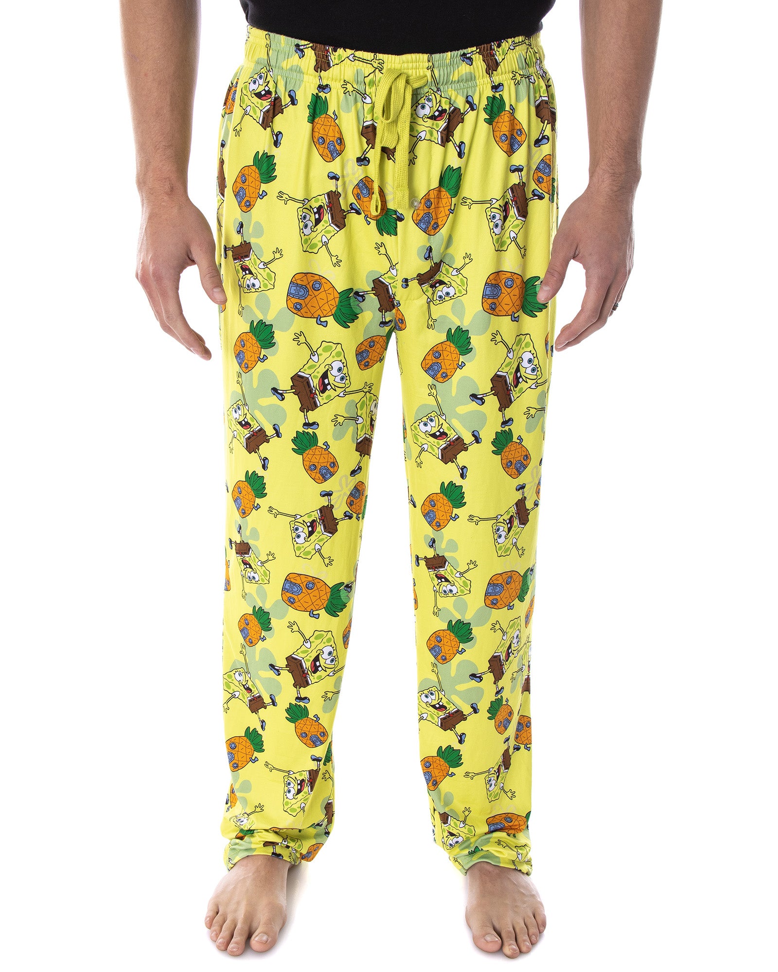 SpongeBob SquarePants Men's Pineapple House Adult Lounge Pajama Pants