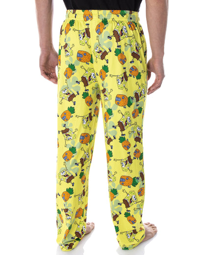 SpongeBob SquarePants Men's Pineapple House Adult Lounge Pajama Pants
