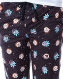 Rick and Morty Mens' Face Expressions Toss Print Pajama Sleep Lounge Pants