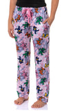 Grateful Dead Women's Dancing Bears Tie-Dye Sleep Pajama Pants Elastic Waist