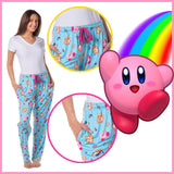 Kirby Women's Pajama Pants Character Costumes Adult Lounge Sleep Bottoms