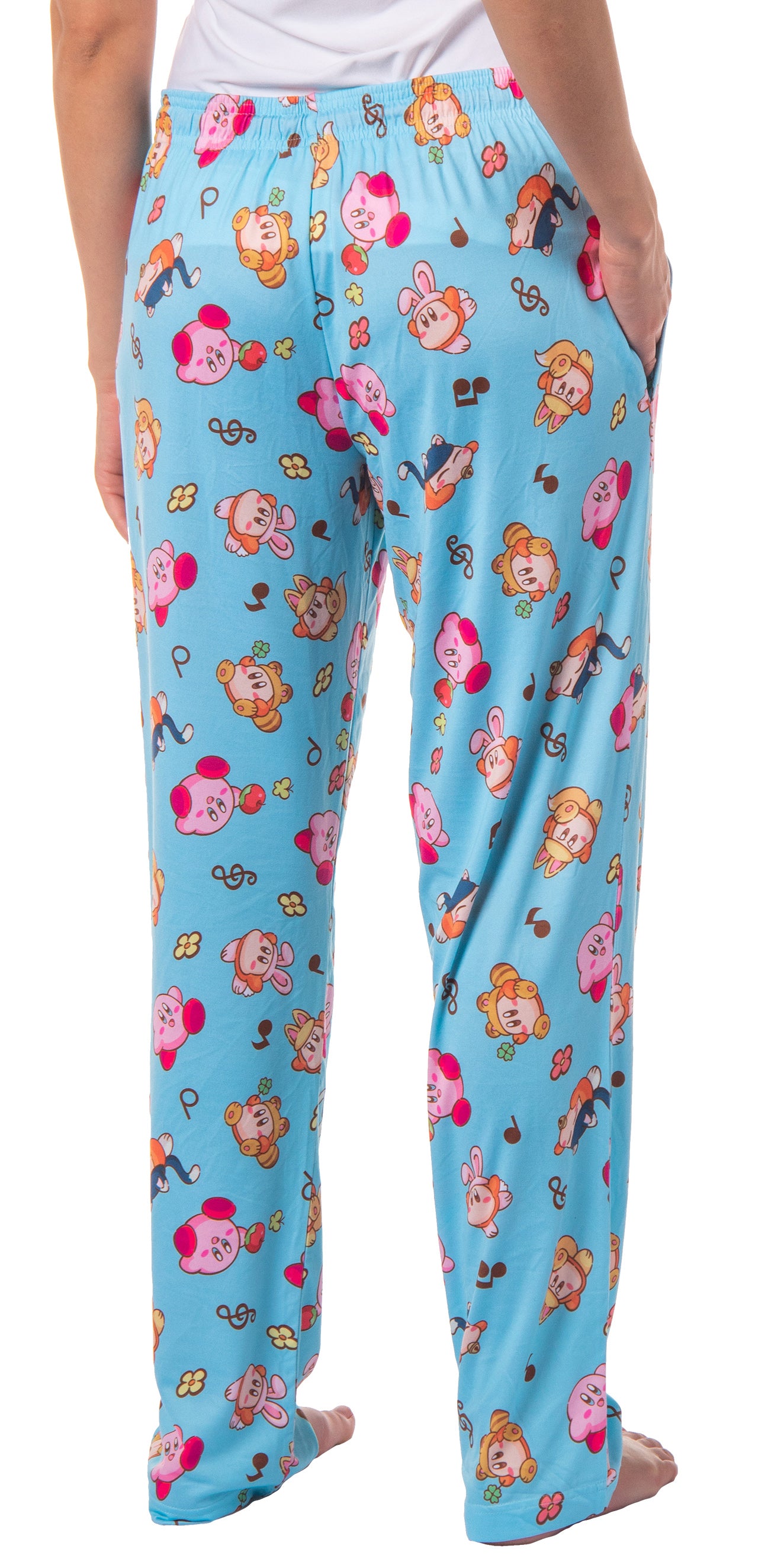 Kirby Women's Pajama Pants Character Costumes Adult Lounge Sleep Bottoms