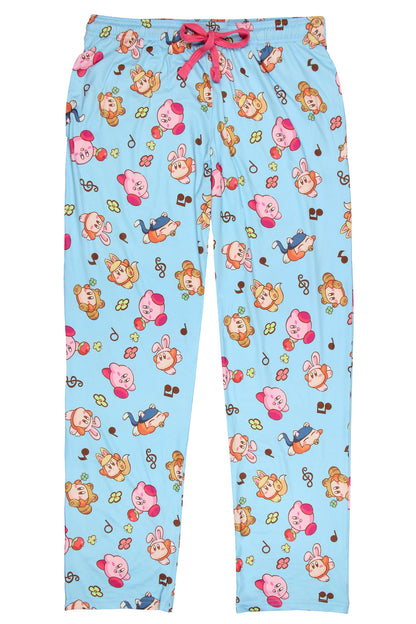Kirby Women's Pajama Pants Character Costumes Adult Lounge Sleep Bottoms