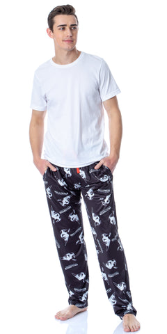 Halloween Michael Myers Men's Horror Film Allover Pattern Pajama Pants