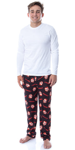 Chucky Mens' Face and Logo Toss Print Pajama Lounge Pants Sleepwear