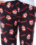 Chucky Mens' Face and Logo Toss Print Pajama Lounge Pants Sleepwear