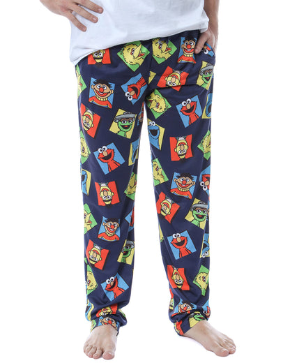 Sesame Street Men's Cookie Monster Elmo Big Bird Oscar The Grouch Pajama Pants
