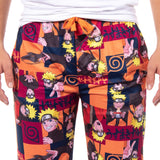 Naruto Shippuden Men's Allover Character Adult Lounge Pajama Pants