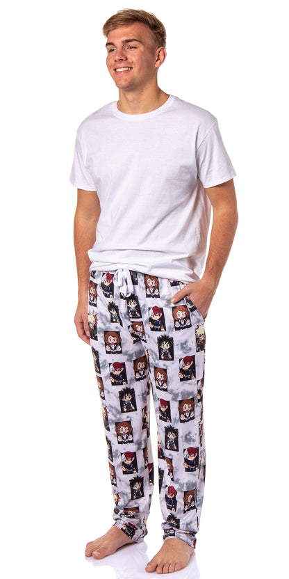 My Hero Academia Men's Pajama Pants Deku Bakugo Shoto Todoroki Sleep Pants