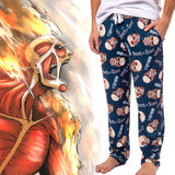 Attack on Titan Men's Manga Merch Pajama Pants Colossal Titan Sleep Pants
