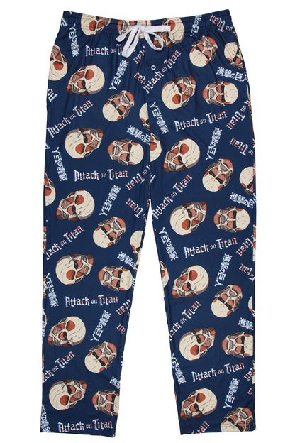 Attack on Titan Men's Manga Merch Pajama Pants Colossal Titan Sleep Pants