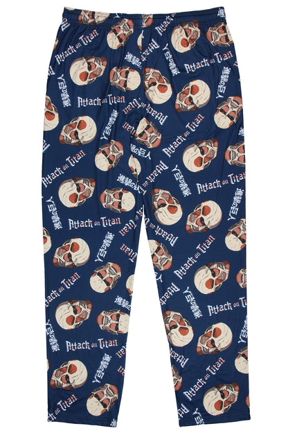Attack on Titan Men's Manga Merch Pajama Pants Colossal Titan Sleep Pants