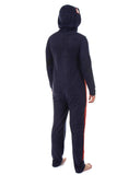 Marvel Spider-Man Miles Morales Union Suit Adult One Piece Hooded Pajamas