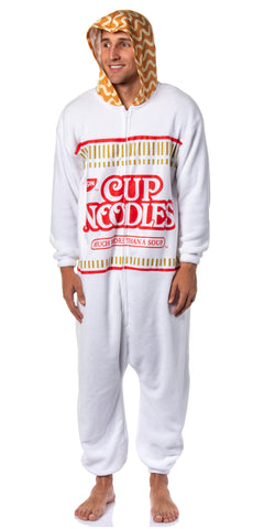 Nissin Top Ramen Cup Noodles Costume Pajama One Piece Kigurumi Union Suit