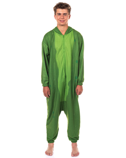 Rick and Morty Union Suit Men's Pickle Rick Kigurumi Full Zip Costume Pajama