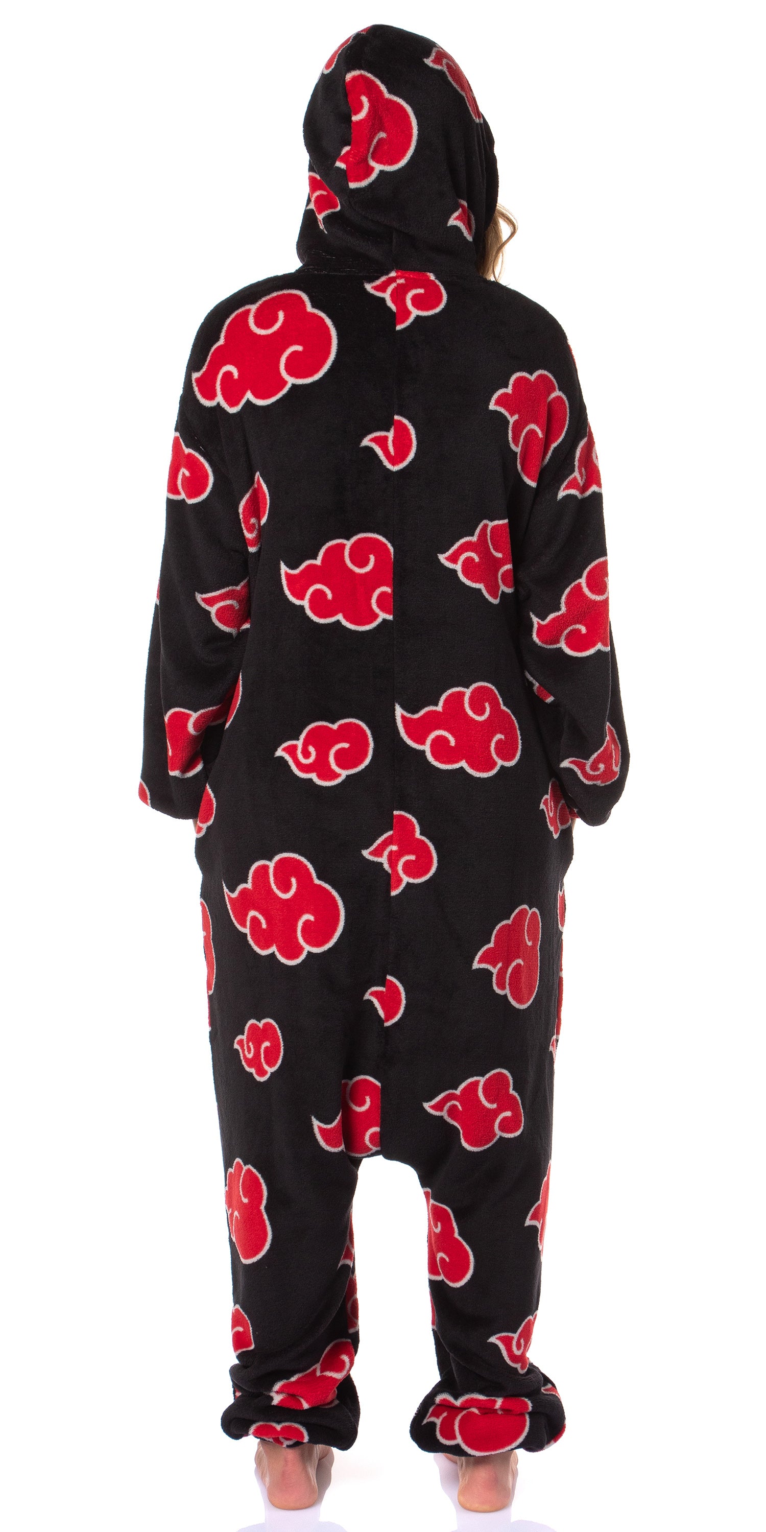 Naruto Shippuden Akatsuki Cloud Adult Kigurumi Costume Pajama