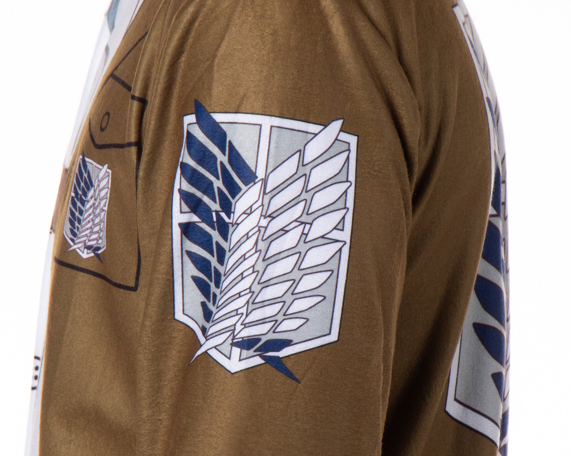 Attack on Titan Men's Eren Jaeger Scout Regiment Union Suit Costume