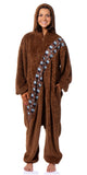 Star Wars Chewbacca Union Suit Hooded Adult One-Piece Costume Pajama