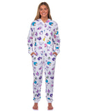 Sanrio Hello Kitty and Friends Women's Hooded Zip Up Footless Union Suit