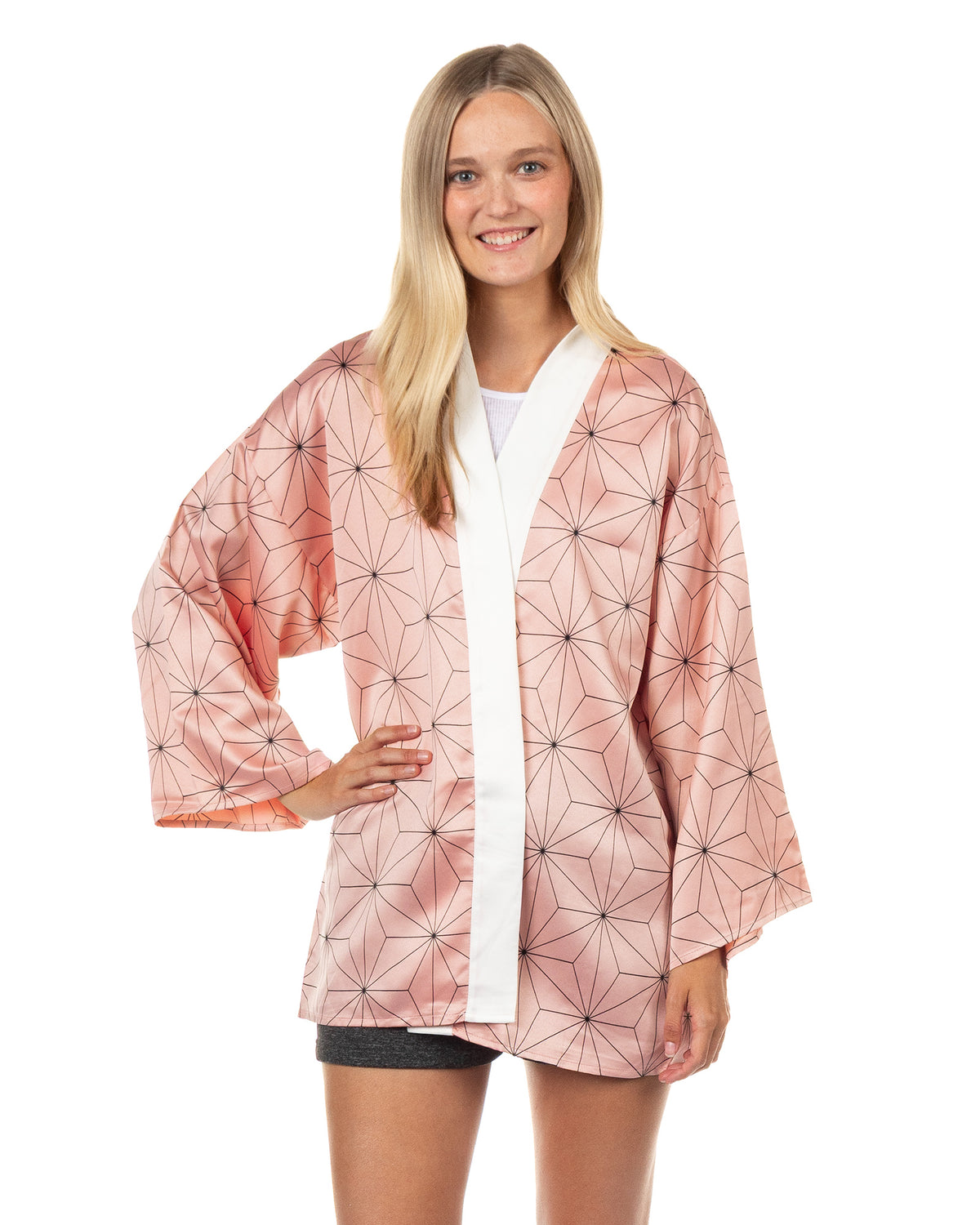 Demon Slayer Kimono Nezuko Kamado Adult Anime Costume Cloak