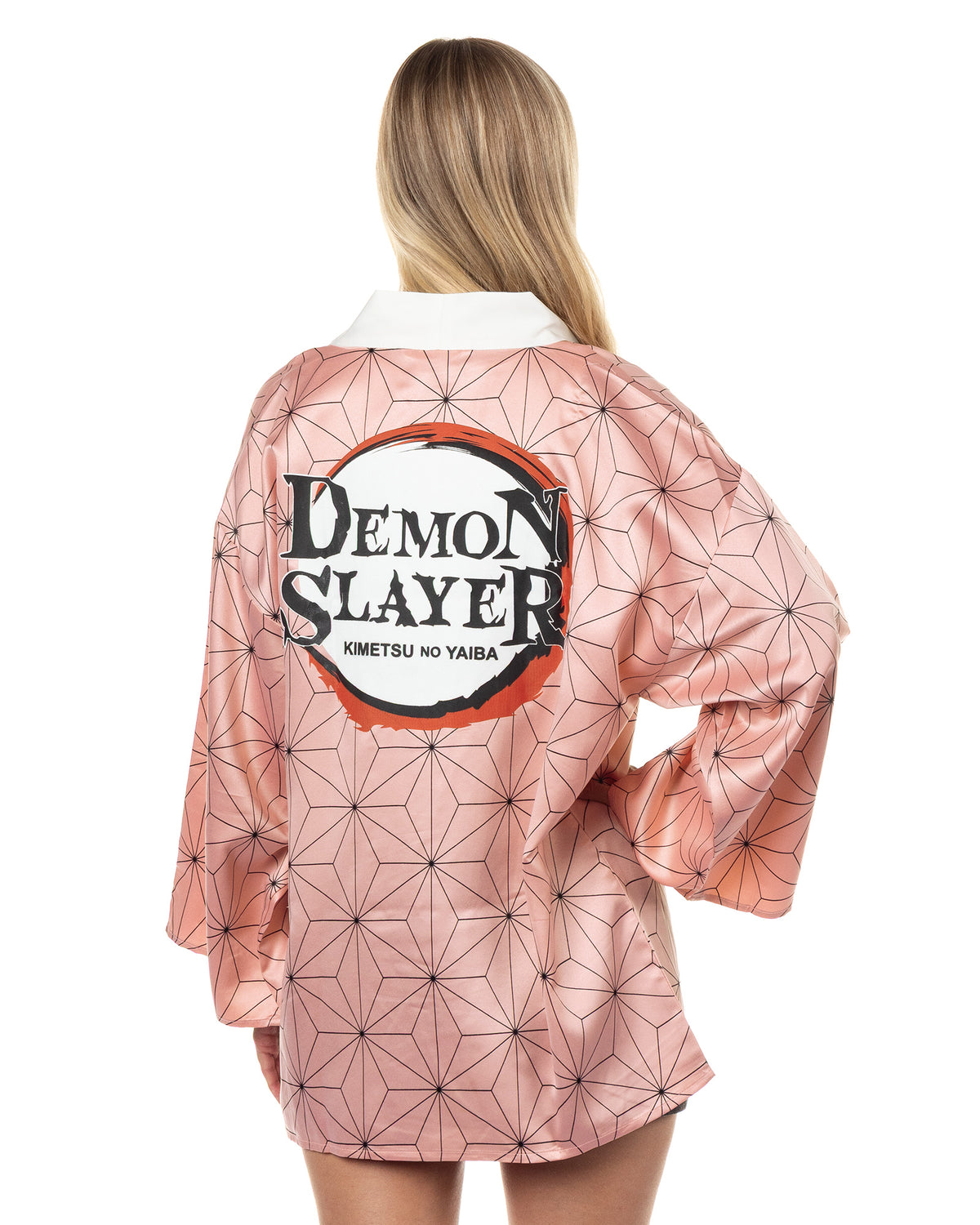 Demon Slayer Kimono Nezuko Kamado Adult Anime Costume Cloak