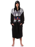 Star Wars Robe Adult Hooded Self-Tie Fleece Bathrobe