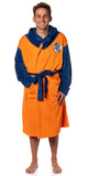 Dragon Ball Z Goku Adult Fleece Hooded Bathrobe for Men And Women Costume Robes