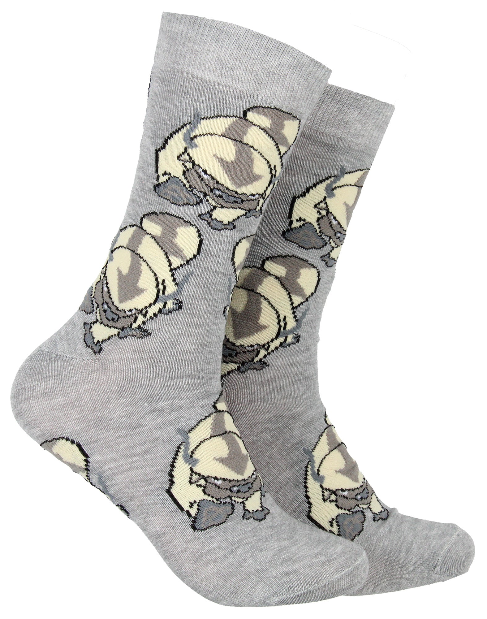 Avatar The Last Airbender Aang and Appa Character Adult Crew Socks 2 Pair - Seven Times Six