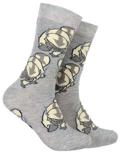 Avatar The Last Airbender Aang and Appa Character Adult Crew Socks 2 Pair - Seven Times Six