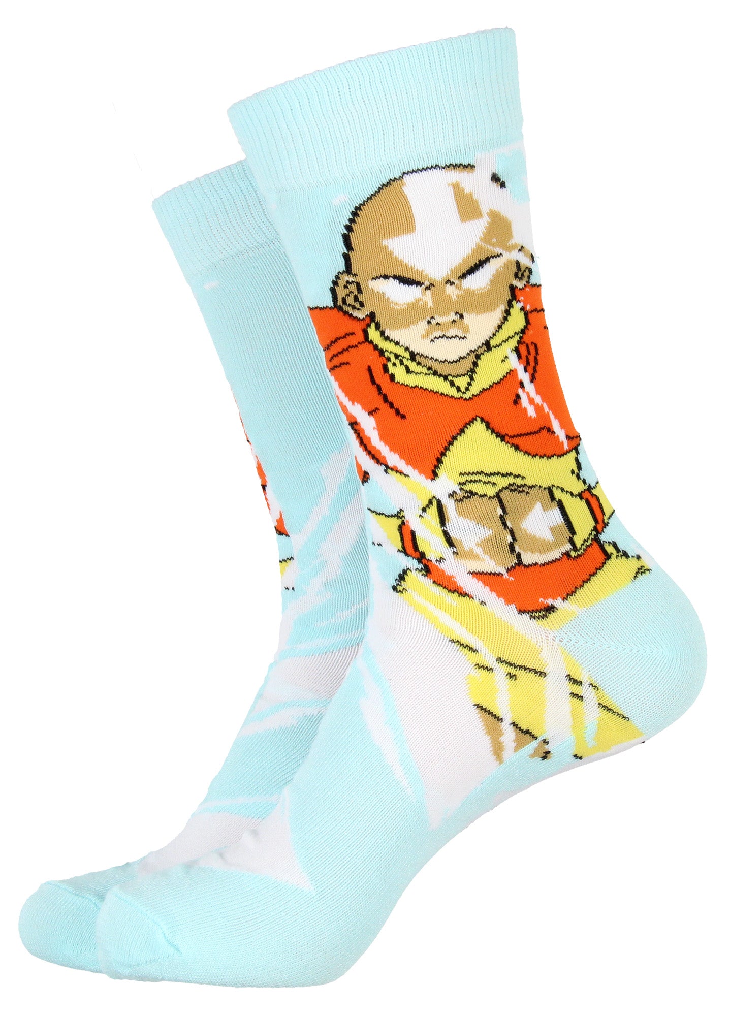 Avatar The Last Airbender Aang and Appa Character Adult Crew Socks 2 Pair - Seven Times Six