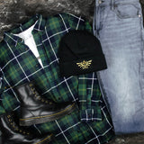 Legend Of Zelda Wingcrest Triforce Knit Cuff Beanie Hat Cap Men Women