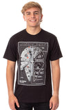 Star Wars Men's Millienium Falcon Schematics Graphic T-Shirt Black