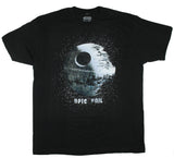 Star Wars Men's Death Star Epic Fail Adult Short Sleeve T-Shirt (Medium)