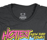 Aggretsuko Mens' Hottest New Band In Town OTMGirls Graphic Print T-shirt