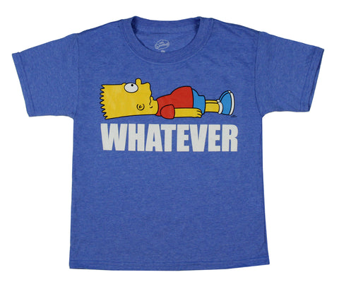 The Simpsons Boy's Bart Whatever Graphic T-Shirt